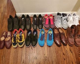 NIKE, REEBOK, TONY LAMA
MENS SIZE 10