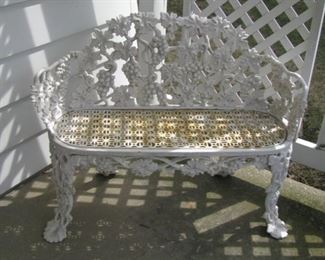 Cast iron bench