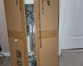 New bed frame in original box