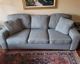 Walter E. Smithe gray Queen Sleeper sofa - excellent condition!
