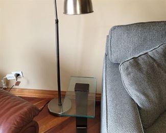 Industrial style floor lamp