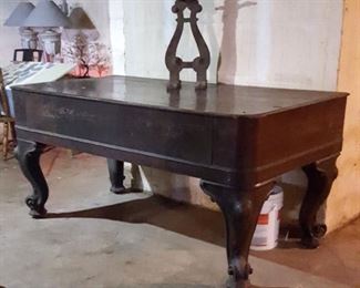 Antique 1865 piano (at another location in Des Plaines)