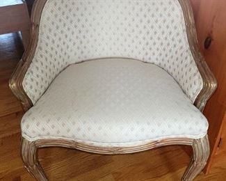 Vintage barrel lounge chair