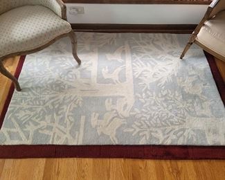 Lots of Crate & Barrel floor rugs