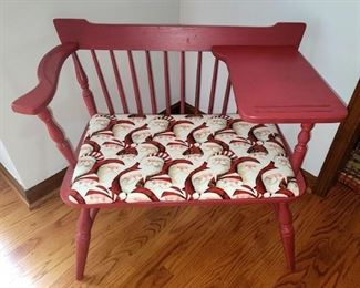 Cute red gossip chair