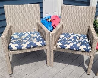 Frontgate pair of patio chairs - 2 years