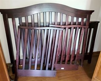 Babi Italia conversion crib that turns into a double bed