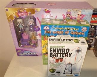 Tons of kid's toys new in boxes (more photos to come of all the rest)