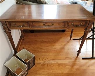 Vintage wood desk