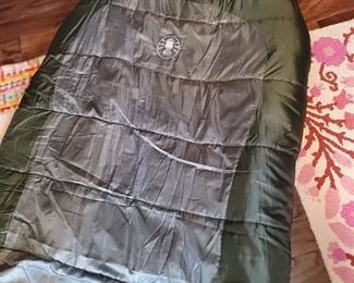 Coleman sold weather mummy sleeping bag