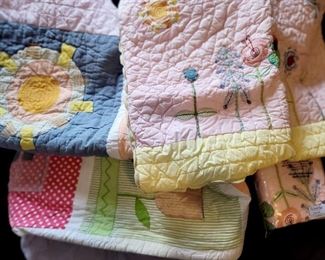 Land of Nod quilt, pillow cases, bed skirt