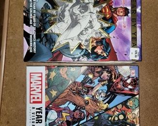 DC and Marvel books