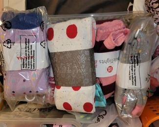 Lots of new girl's tights