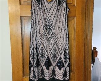 Gorgeous beaded women's dress (Gatsby style!)