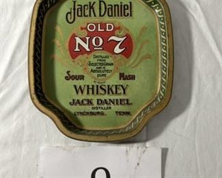 Jack Daniel Old No. 7 Sour Mash Whiskey Metal tray