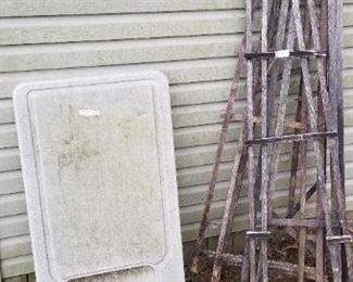 Fish, vegetable cleaning table sink, 