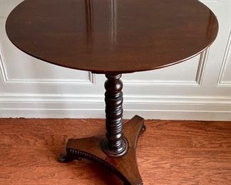 Item 49:  Vintage Side Table with Twisted Base - 25"l x 18.5"w x 28.25"h: $245