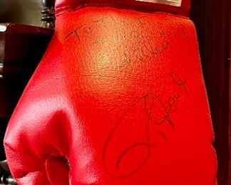 Item 118:  Roy Jones, Jr. Autographed Boxing Glove:  $125