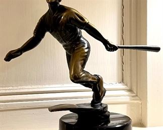 Item 117:  "Grand Slam" Bronze Sculpture by Dean Shipston - 9": $125