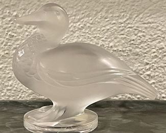 Item 81:  Lalique Duck - 4.5":  $125