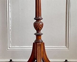 Item 89:  Antique Candle/Urn Stand - 9" x 28.5": $165