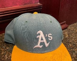 Item 95:  Autographed Dennis Eckersley A's Hat (personalized to Chris):  $100 
