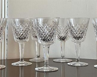 Item 177:  (7) Waterford Alana wine glasses - 6": $150