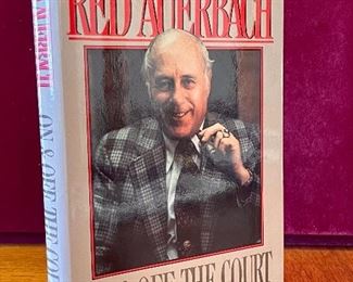 Item 186:  Red Auerbach "On and Off the Court" with Joe Fitzgerald, signed - personalized: $40