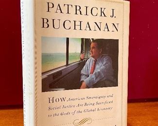 Item 188:  Patrick J. Buchanan "The Great Betrayal" signed by Pat Buchanan - personalized: $30