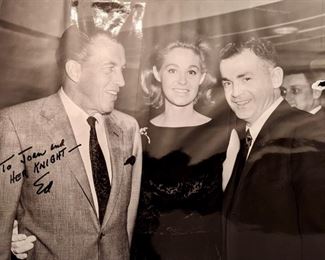Item 225:  Ed Sullivan, personalized to "Joan and Her Knight": $50