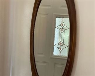 Hanging Wall Mirror, Mid-Century Wall Decor