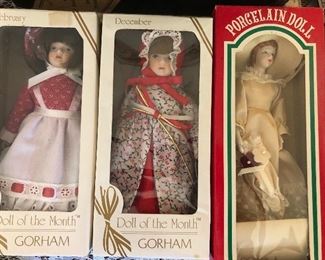 Gorham Storybook Dolls, Doll of the Month