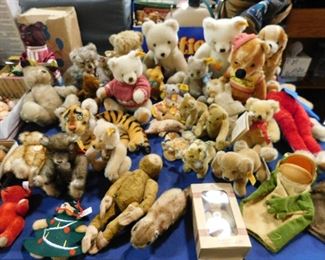 Vintage Steiff plush toys