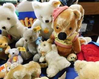 Steiff plush bears