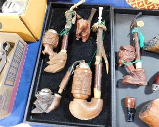 Vintage smoking pipes