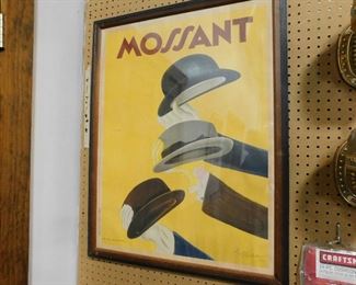 Vintage Mossant poster