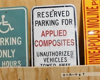 Parking signs