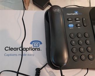 Clear caption phones