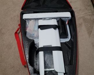 Husqvarna extending arm with Quilter's hoops and a sort of feet