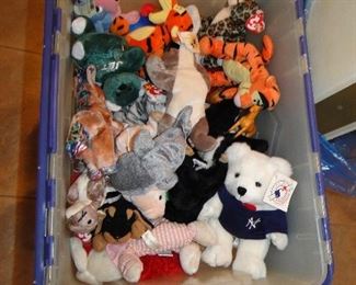 Beanie Babies and other plush