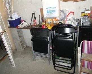 Folding Chairs and garage items