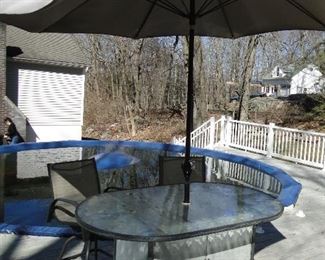 Bistro Table Bar and 3 chairs $100