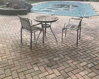 table with two chairs