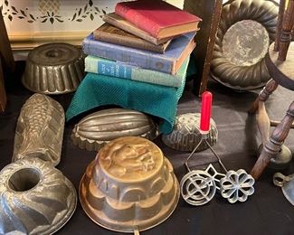 Collection of tin molds
