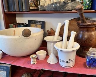 Mortars and pestles