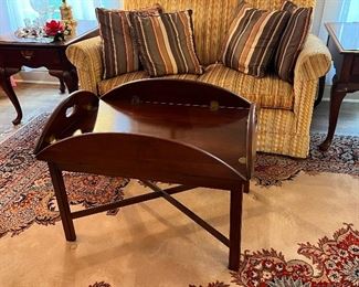 Butler tray coffee table