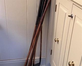 Old golf clubs