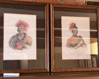 Framed Native American Prints