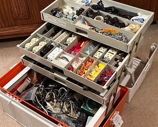 Toolbox of electronic parts