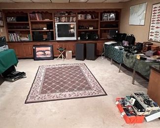 Lower level Electronics room